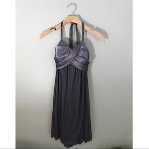 Purple and Silver Sparkly Dress